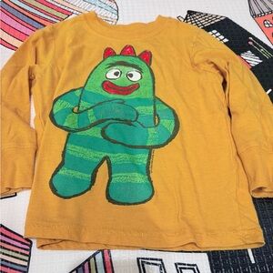 Old Navy Collectibles Kids Yellow and Green Monster Shirt